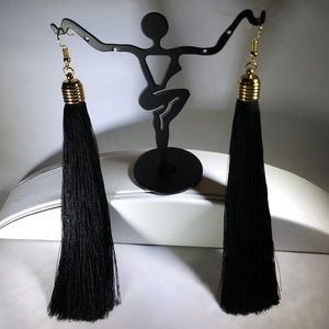 Long tassel earrings